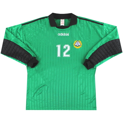 2001-02 Finland adidas Match Issue Goalkeeper Shirt #12 XL