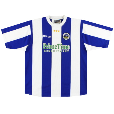 2001-02 Huddersfield Town Home Kemeja XL