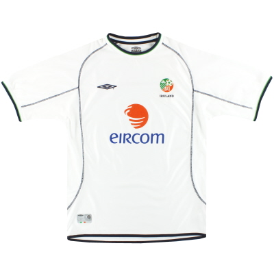2001-02 Ireland Umbro Away Shirt M 