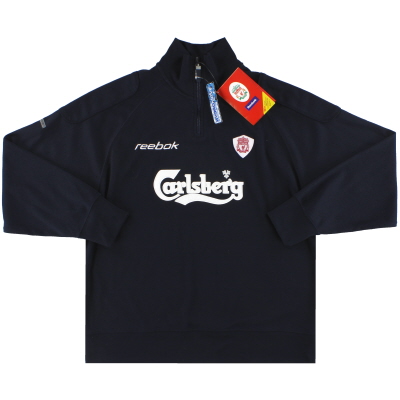 2001-02 Liverpool Reebok 1/4 Zip Sweatshirt *w/tags* M