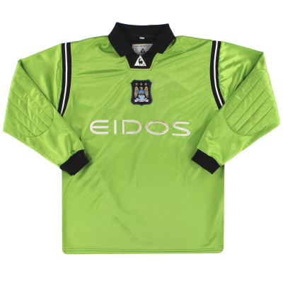 2001-02 Manchester City Le Coq Sportif Goalkeeper Shirt M 