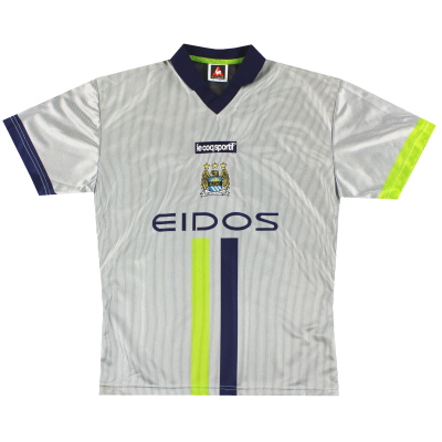 2001-02 Manchester City Le Coq Sportif Baju Tandang XS