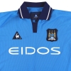 Camiseta de primera equipación M del Manchester City Le Coq Sportif 2001-02
