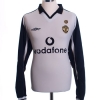 2001-02 Manchester United Centenary Away Shirt Beckham #7 L/S XL