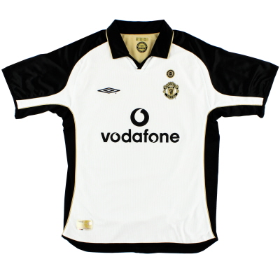 2001-02 Manchester United Umbro Centenary Reversible Away Shirt XL 