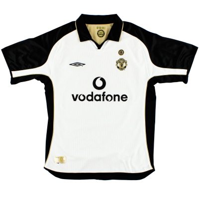 Camiseta de la 2001a equipación reversible Umbro Centenary del Manchester United 02-XNUMX