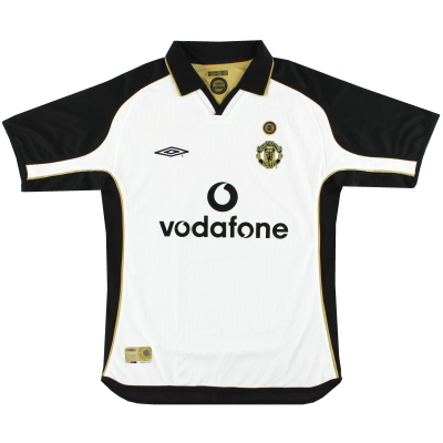 2001-02 Manchester United Umbro Centenary Reversible Away Shirt S 