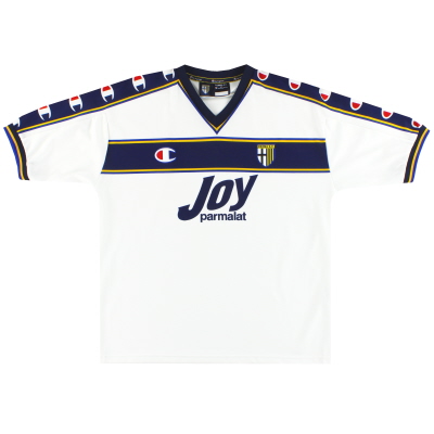 2001-02 Parma Campeón Away Shirt M