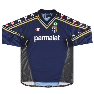 2001-02 Parma Champion Player Issue Troisième maillot # 11 L/S XL
