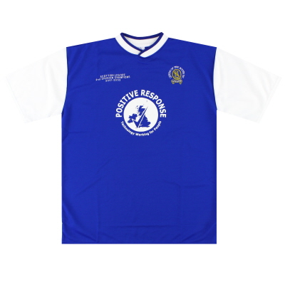 2001-02 Chemise d'entraînement Queen of the South 'Champions' *Comme neuf* L