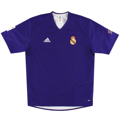 2001-02 Real Madrid troisième maillot du centenaire adidas * Menthe * XL