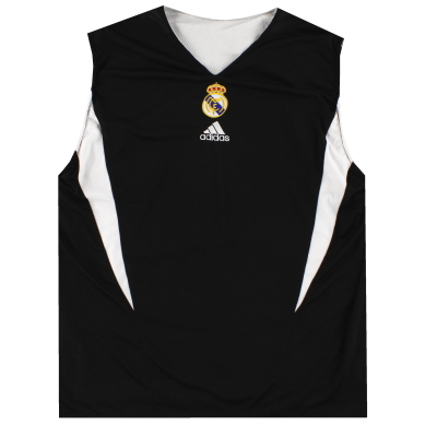 2001-02 Real Madrid adidas Training Vest XL 