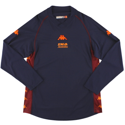 2001-02 Roma Kappa Training Shirt L/S XXL 