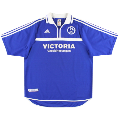 2001-02 Schalke adidas Home Shirt XXL