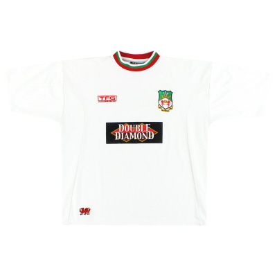 2001-02 Выездная футболка Wrexham TFG L