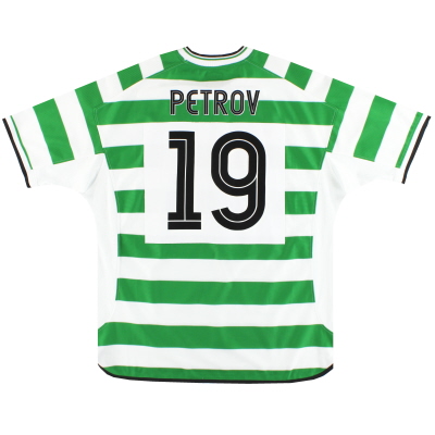 2001-03 Baju Rumah Celtic Umbro Petrov #19 XXL