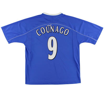2001-03 Ipswich Player Issue Home Shirt Couñago #9 XL 