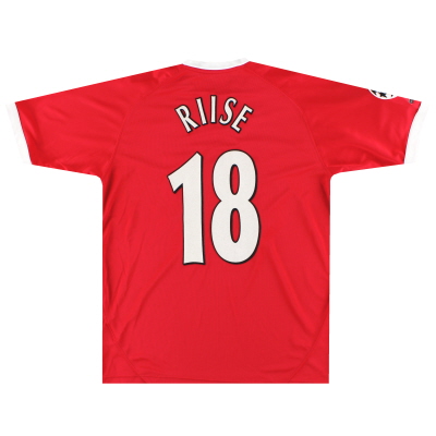 2001-03 Liverpool Camiseta Europea Reebok Riise #18 M