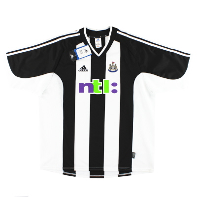 2001-03 Newcastle adidas thuisshirt *met kaartjes* XXL