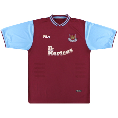 2001-03 West Ham Fila Heimtrikot L.
