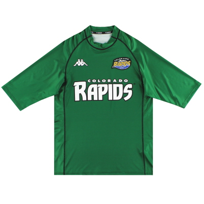 2001 Colorado Rapids Kappa 홈 셔츠 *민트* XL
