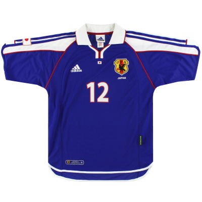 2001 Giappone adidas Player Issue Home Maglia n. 12 L