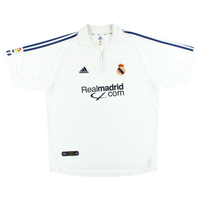 2001 Real Madrid adidas Home Shirt L