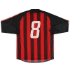 Maglia 2002-03 AC Milan adidas Player Issue Home #8 *Come nuova* L/SL