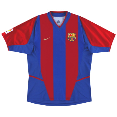 2002-03 Barcelone Nike Home Shirt XL