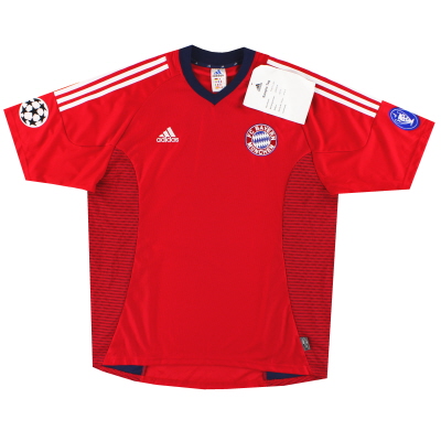 2002-03 Bayern Munich adidas Sample CL Camiseta de local *con etiquetas* L