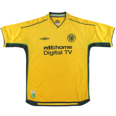 2002-03 Celtic Umbro Auswärtstrikot XL