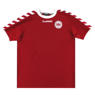 2002-03 Camiseta de Dinamarca Hummel XNUMXa L