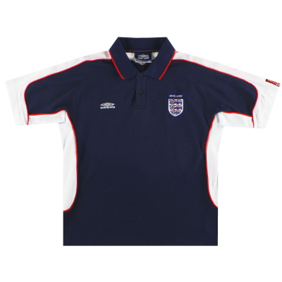 2002-03 England Umbro Polo Shirt S