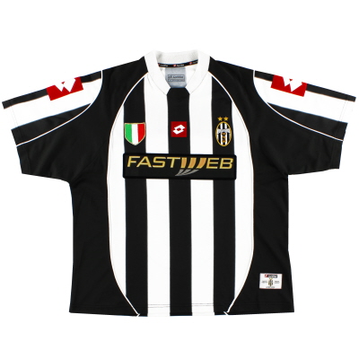 2002-03 Juventus Lotto Home Shirt M