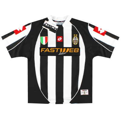 Camiseta local del Juventus Lotto 2002-03 *con etiquetas* M