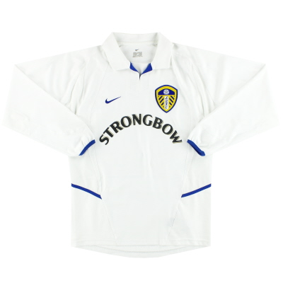 2002-03 Leeds Nike Home Shirt L/S S