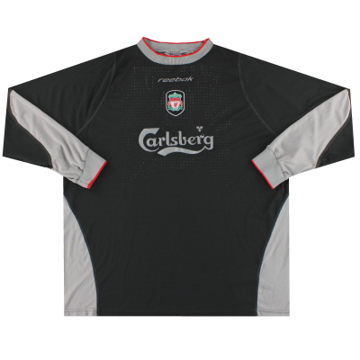 2002-03 Liverpool Reebok Torwarttrikot Nr. 1 XXL