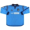 2002-03 Manchester City Le Coq Sportif Player Issue Home Shirt Vuoso #21 L/S XL
