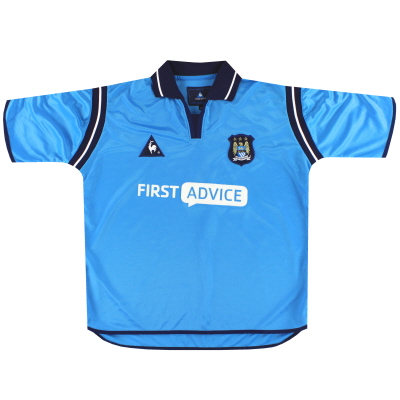 2002-03 Manchester City Le Coq Sportif  Home Shirt *Mint* M