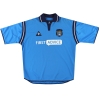 2002-03 Camiseta local Le Coq Sportif del Manchester City Benarbia # 8 L