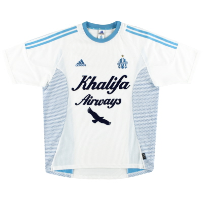 2002-03 Olympique Marseille adidas camiseta de local XL