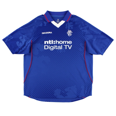 2002-03 Rangers Diadora Home Shirt *Mint* XXL 