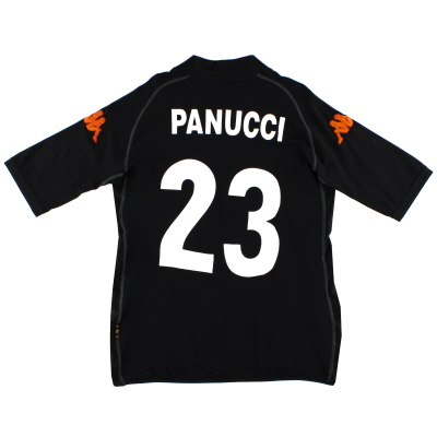 2002-03 로마 어웨이 셔츠 Panucci # 23 XL