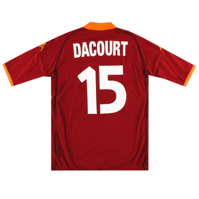 2002-03 Roma Kappa Домашняя рубашка Dacourt # 15 XXL