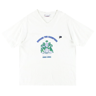 2002-03 Wigan Patrick grafisch T-shirt L