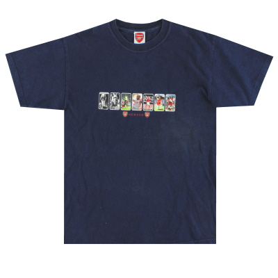 2002-04 Arsenal 'Heroes' Graphic Tee M