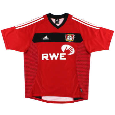 2002-04 Bayer Leverkusen adidas Maillot Domicile * Menthe * XXL