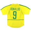 2002-04 Brazil Nike Home Shirt Ronaldo #9 *w/tags* L