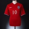 2002-04 England Away Shirt Owen #10 L