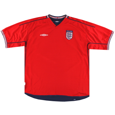 2002-04 Engeland Umbro Uitshirt XL